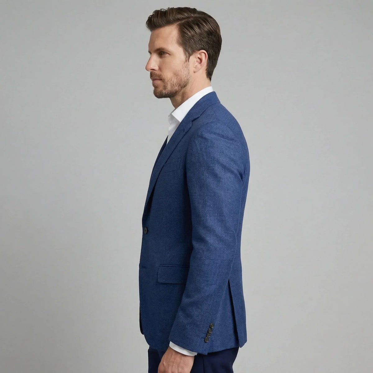 Heren blazer met knopen