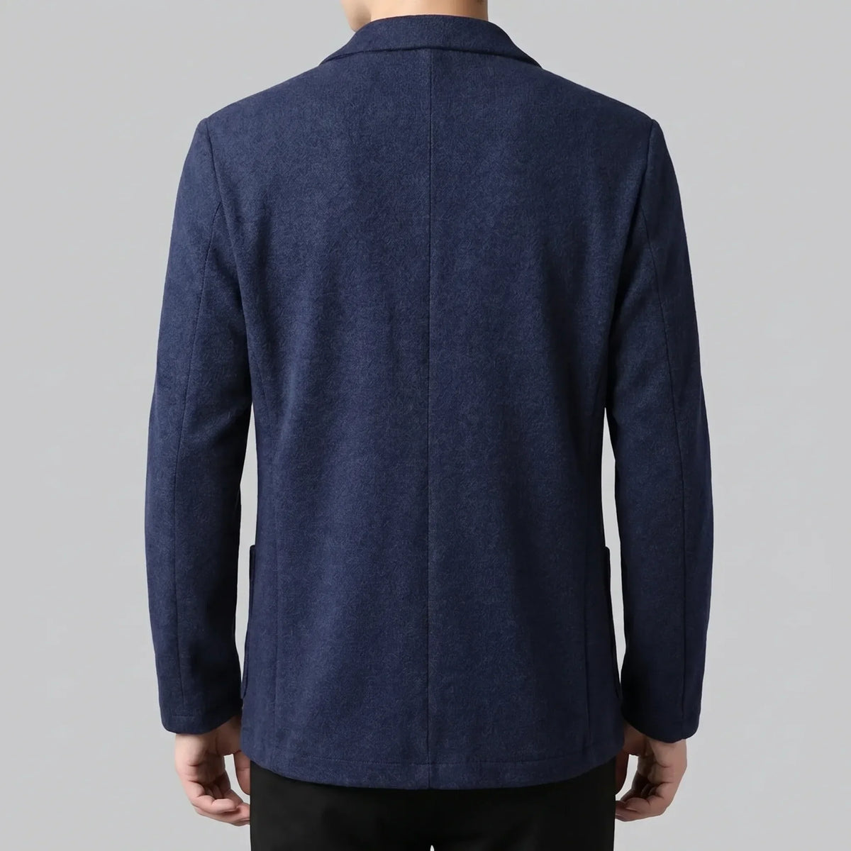Tailored jacket met V-neck