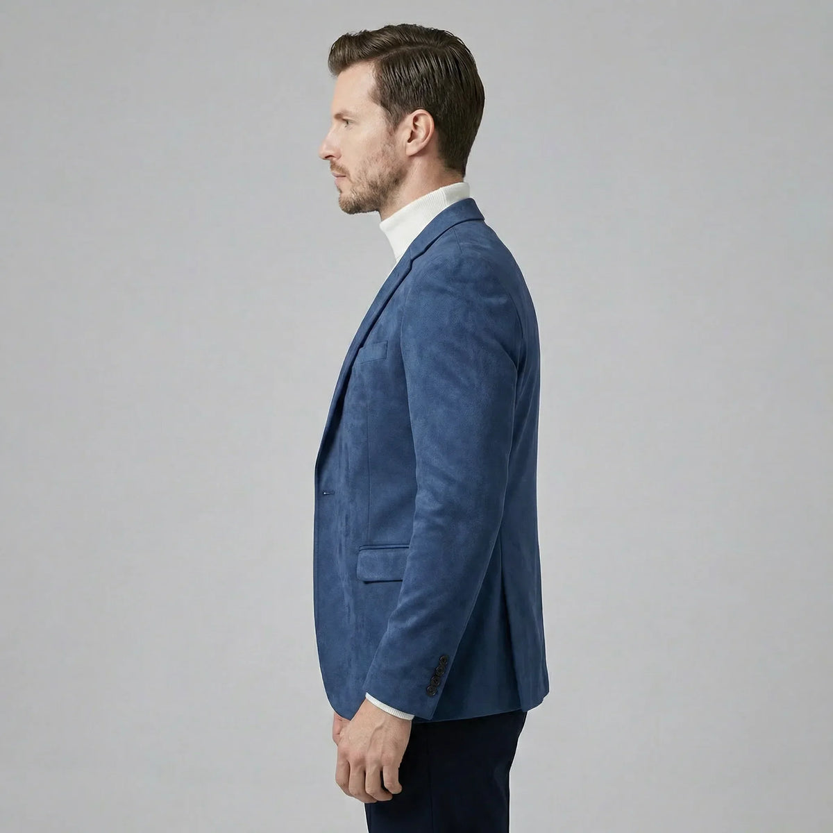 Heren blazer met V-hals