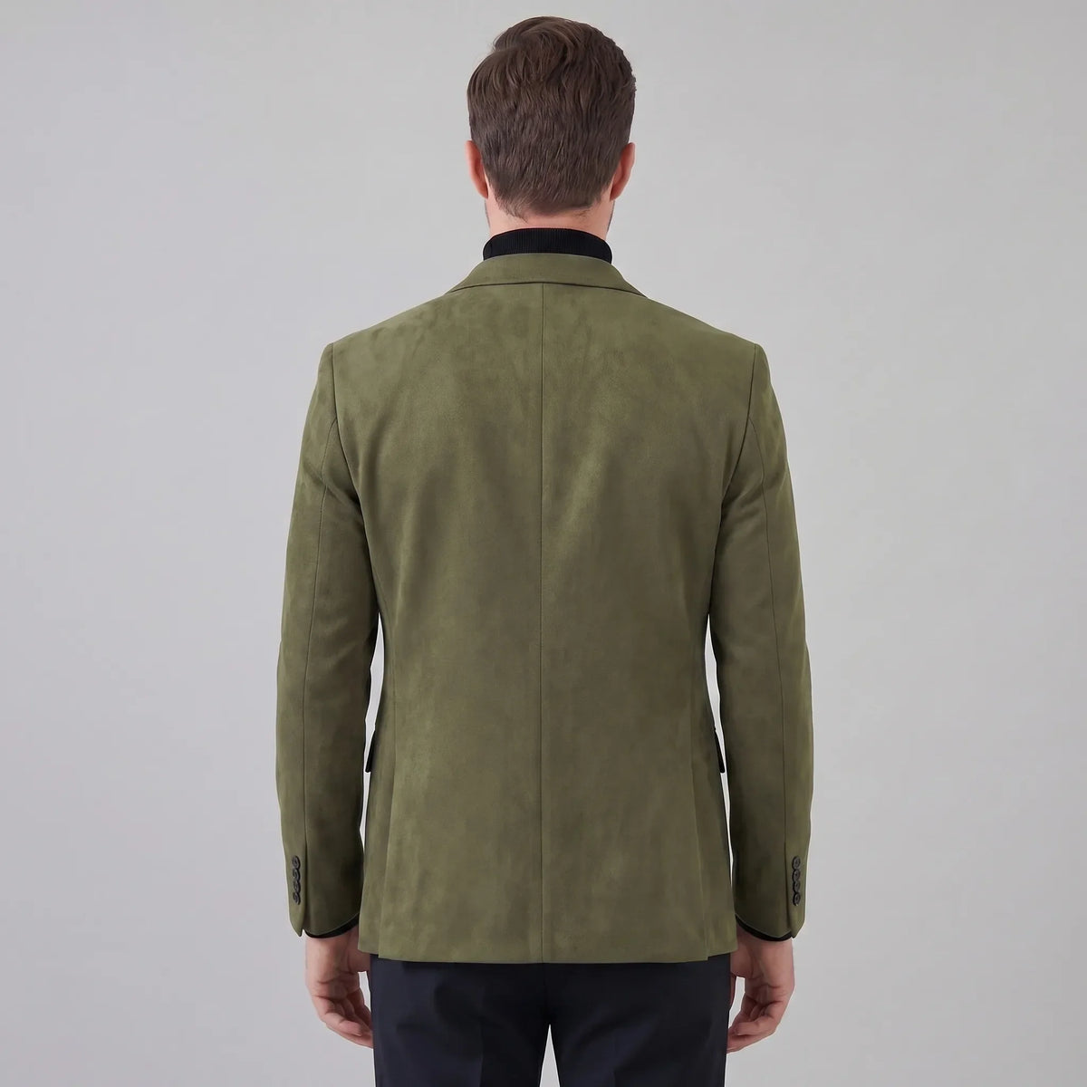 Heren blazer met V-hals