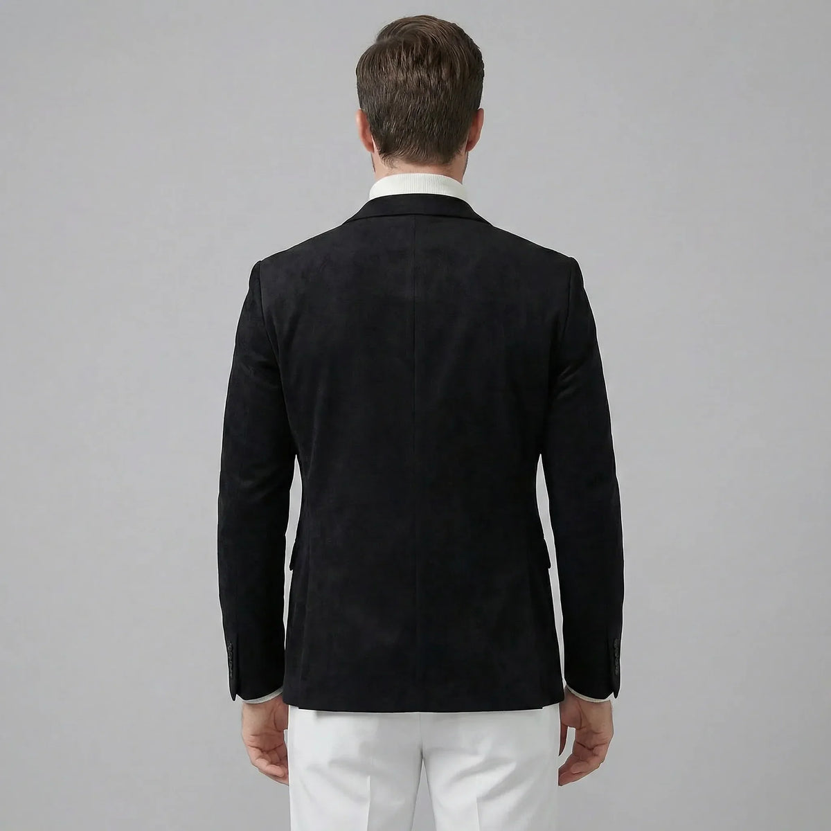 Heren blazer met V-hals