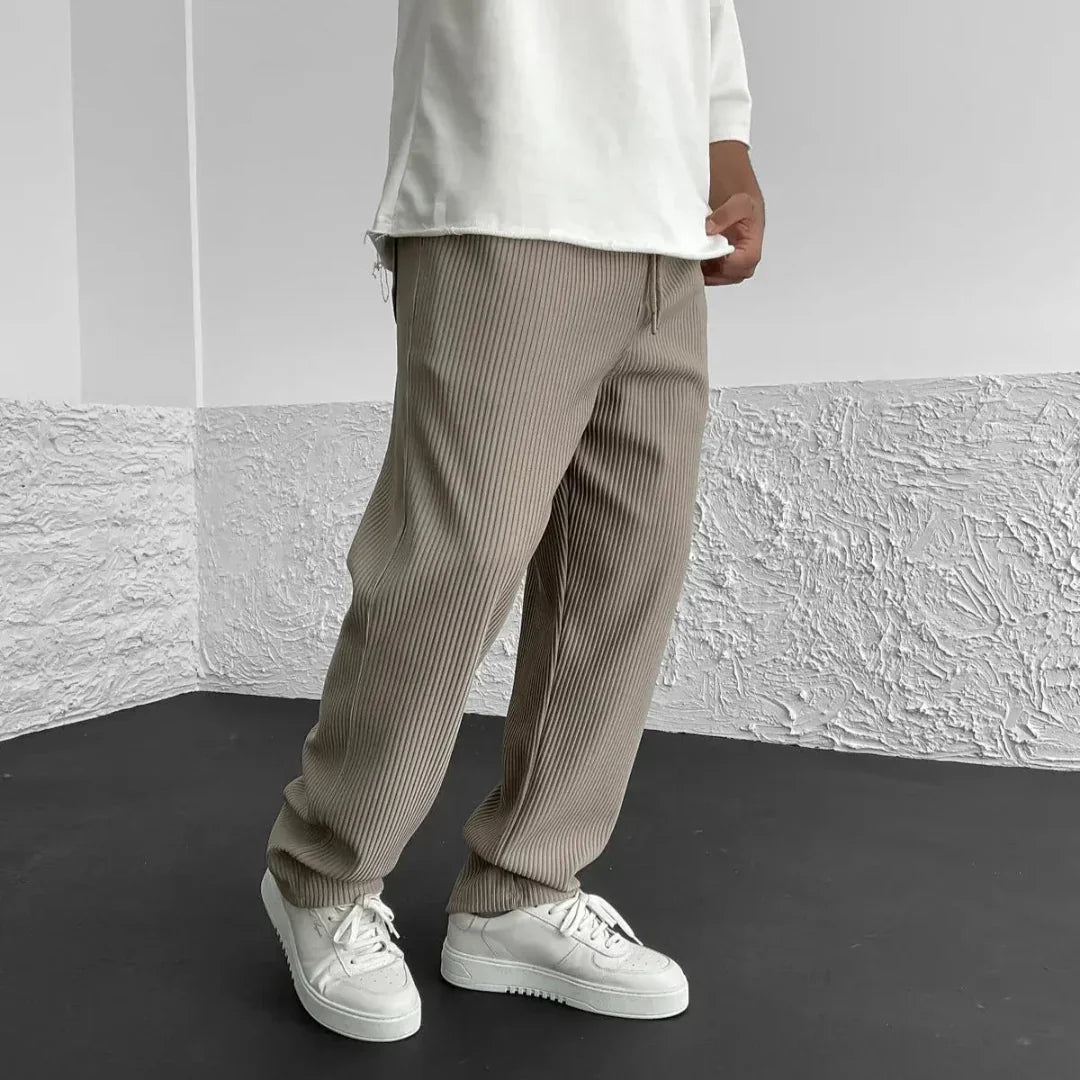 Julien Relaxed Ribbed Pants