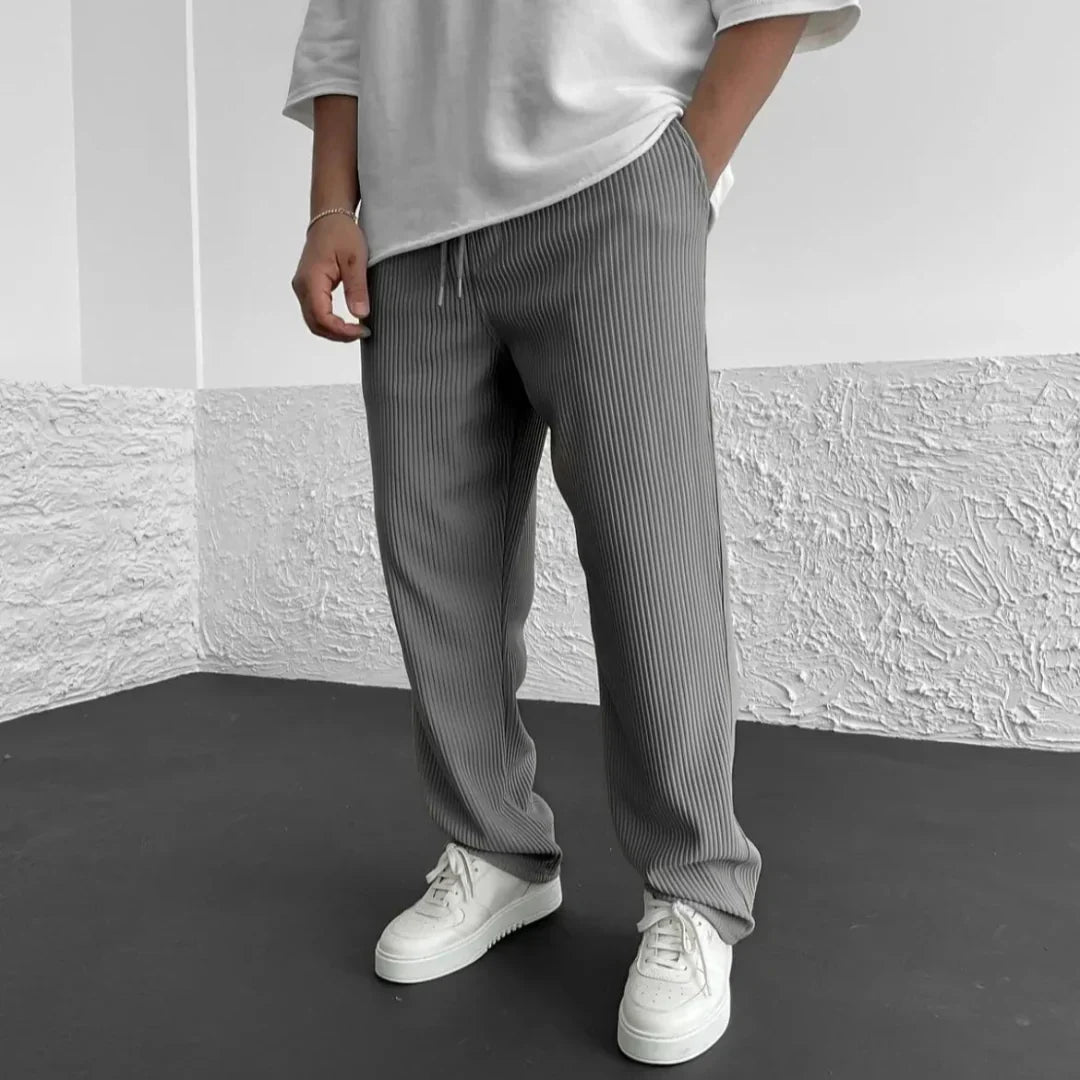 Julien Relaxed Ribbed Pants
