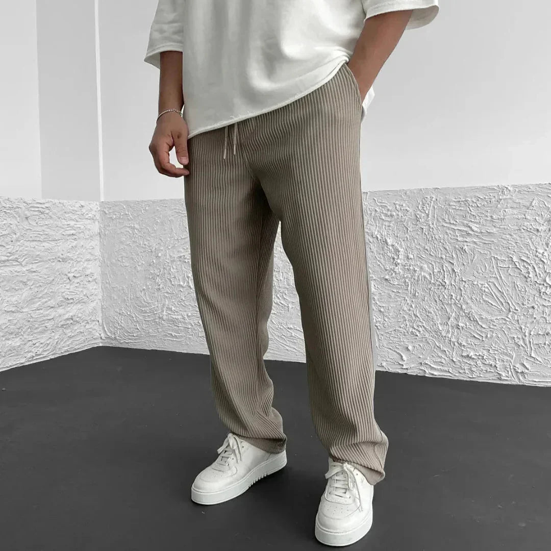 Julien Relaxed Ribbed Pants