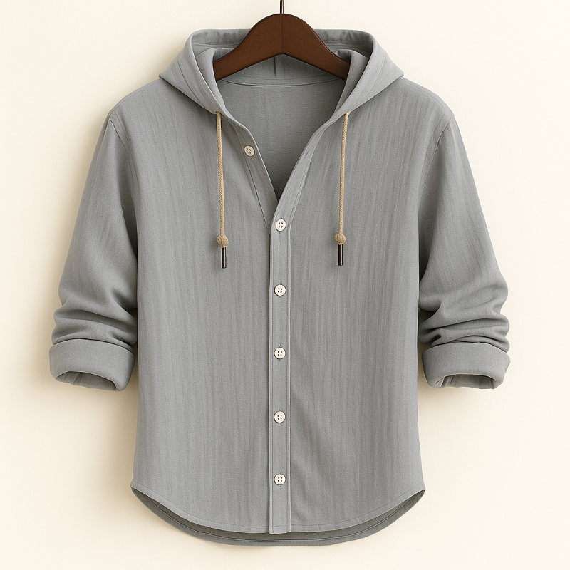 Noam | Linnen Hoodie Shirt