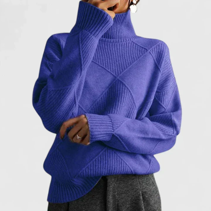 WILMA – GEZELLIGE TURTLENECK BREI TRUI