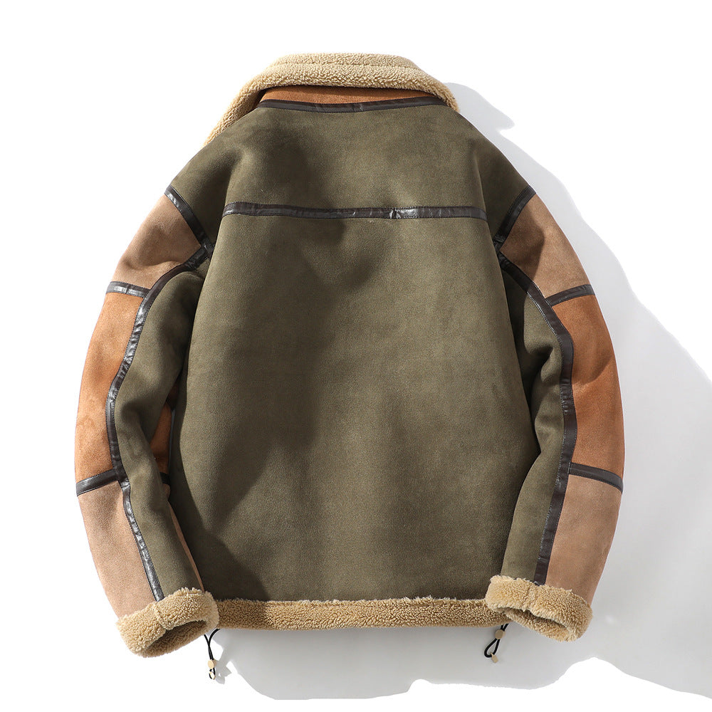 Emilio Valente Suède Fleece Jas
