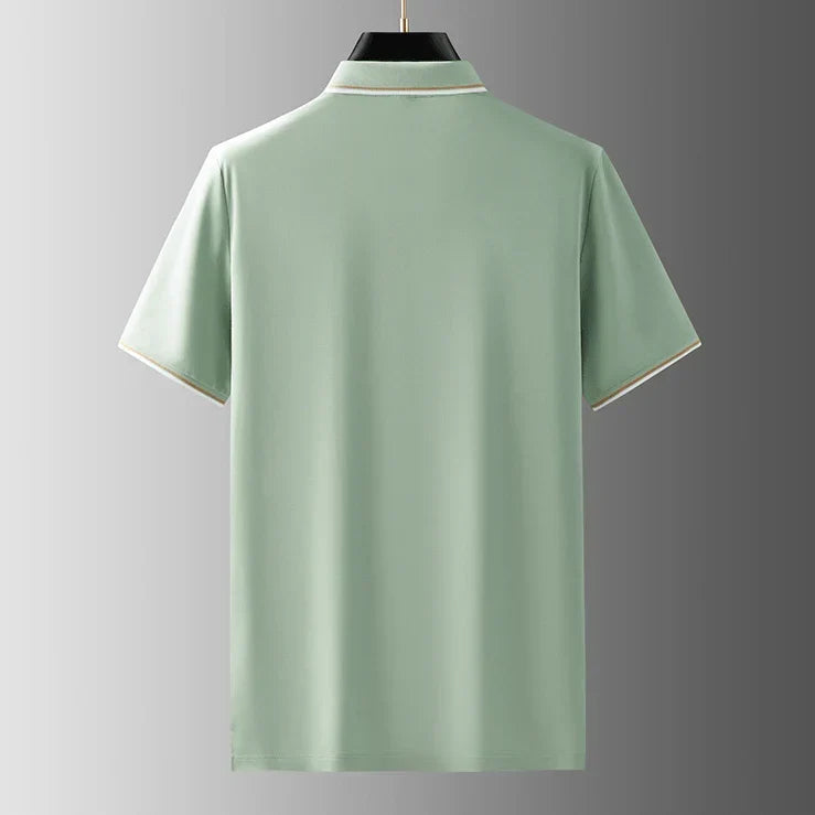Vincenzo Prestige Zijde Polo Shirt