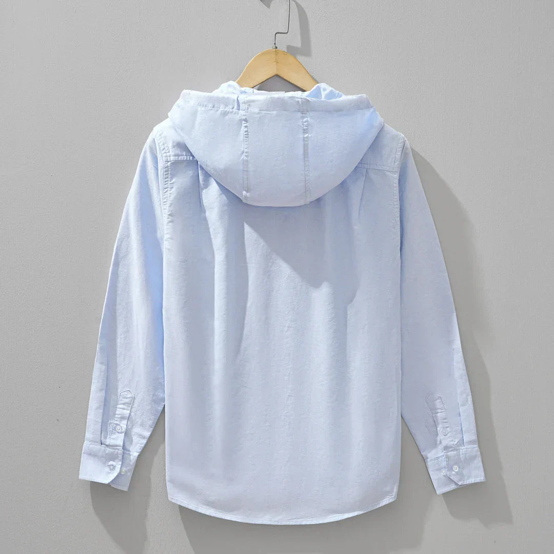 Weston Gestreepte Katoenen Hoodie