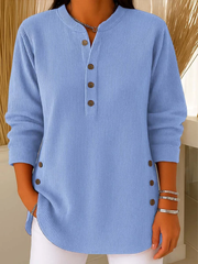 Lilia | Trui met subtiele knoopdetails