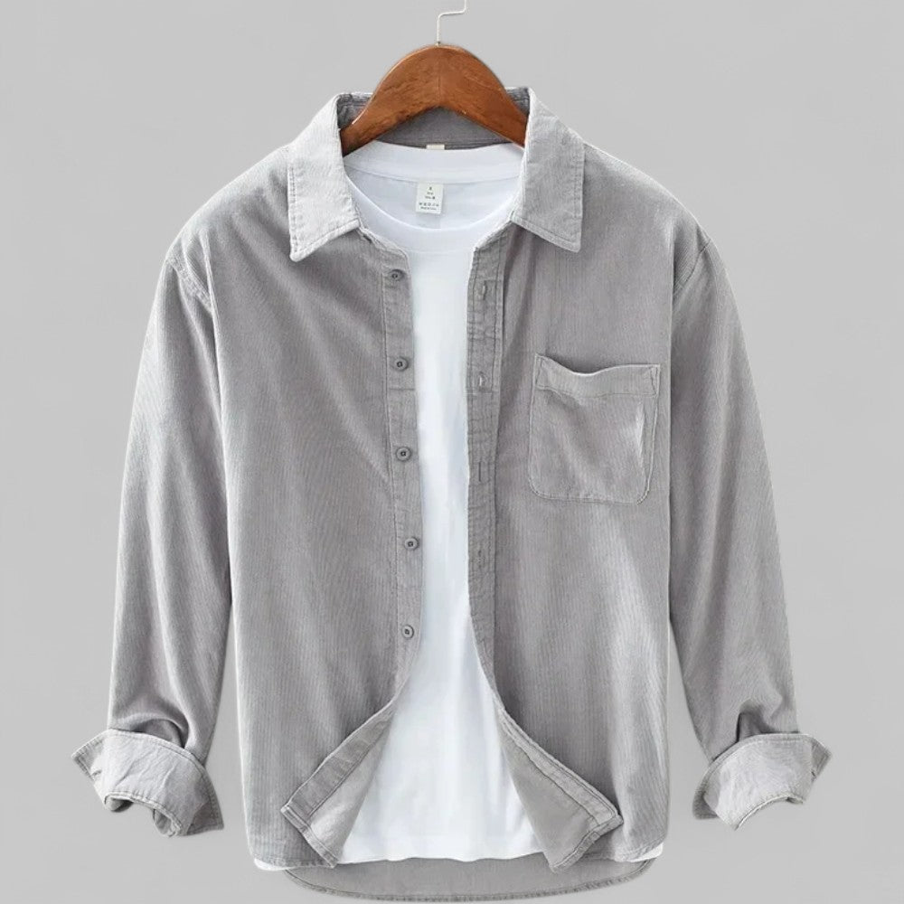 Overhemd Heren Lange Mouw | Comfortabele Pasvorm & Klassieke Kraag