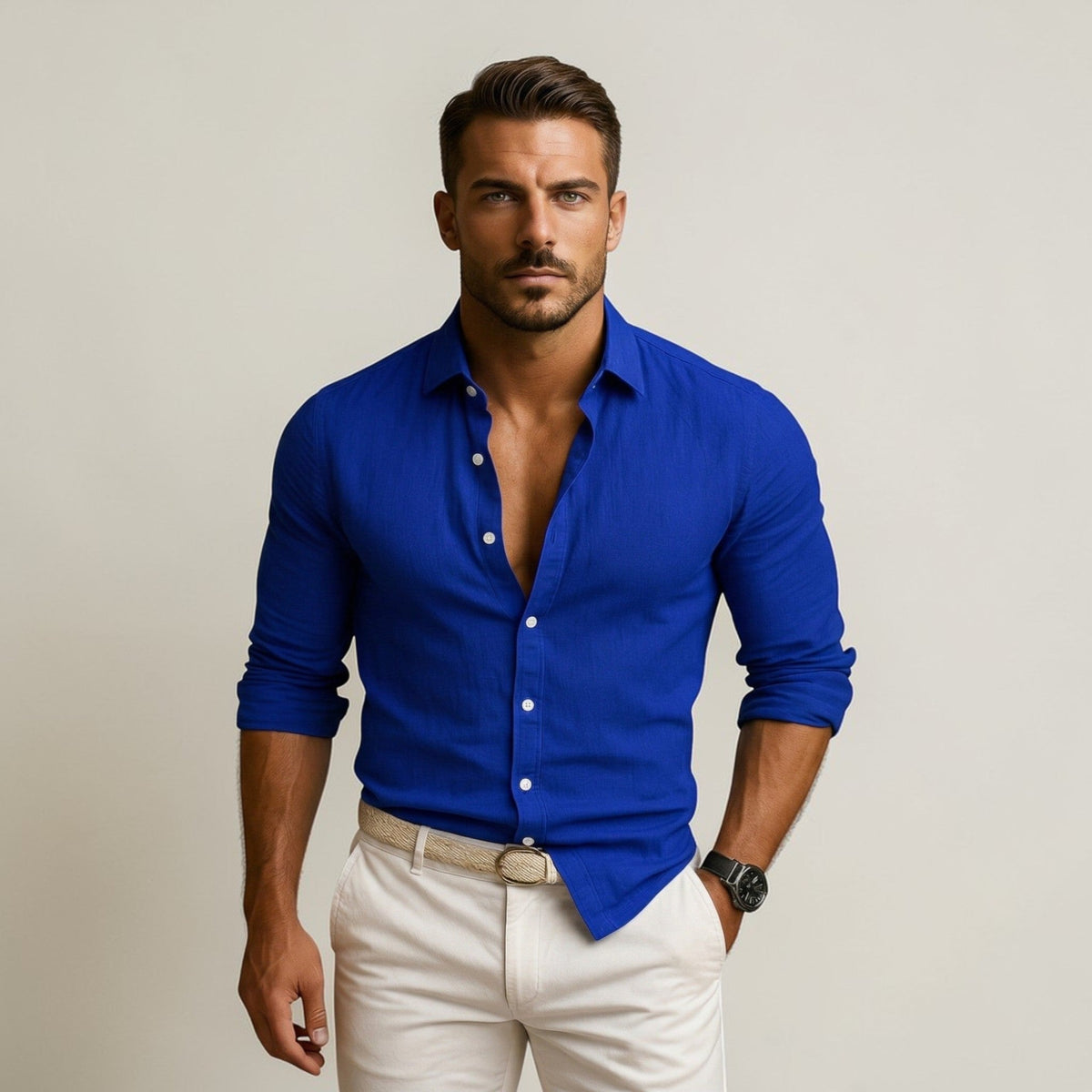 Overhemd Heren Slim Fit | Verfijnde Stijl & Comfort