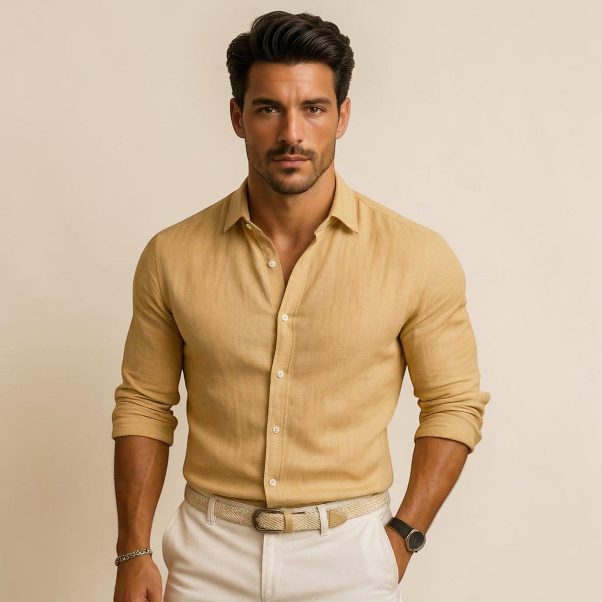Overhemd Heren Slim Fit | Verfijnde Stijl & Comfort