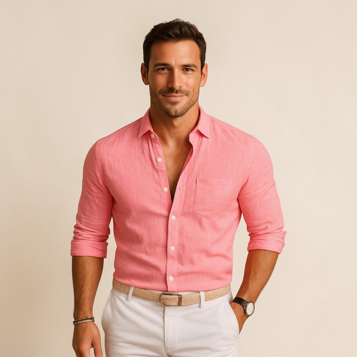 Overhemd Heren Slim Fit | Verfijnde Stijl & Comfort
