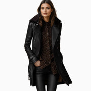 Pauline - Leren Trenchcoat