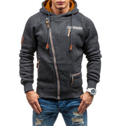 Comfortabel fleece hoodie met zakken voor mannen
