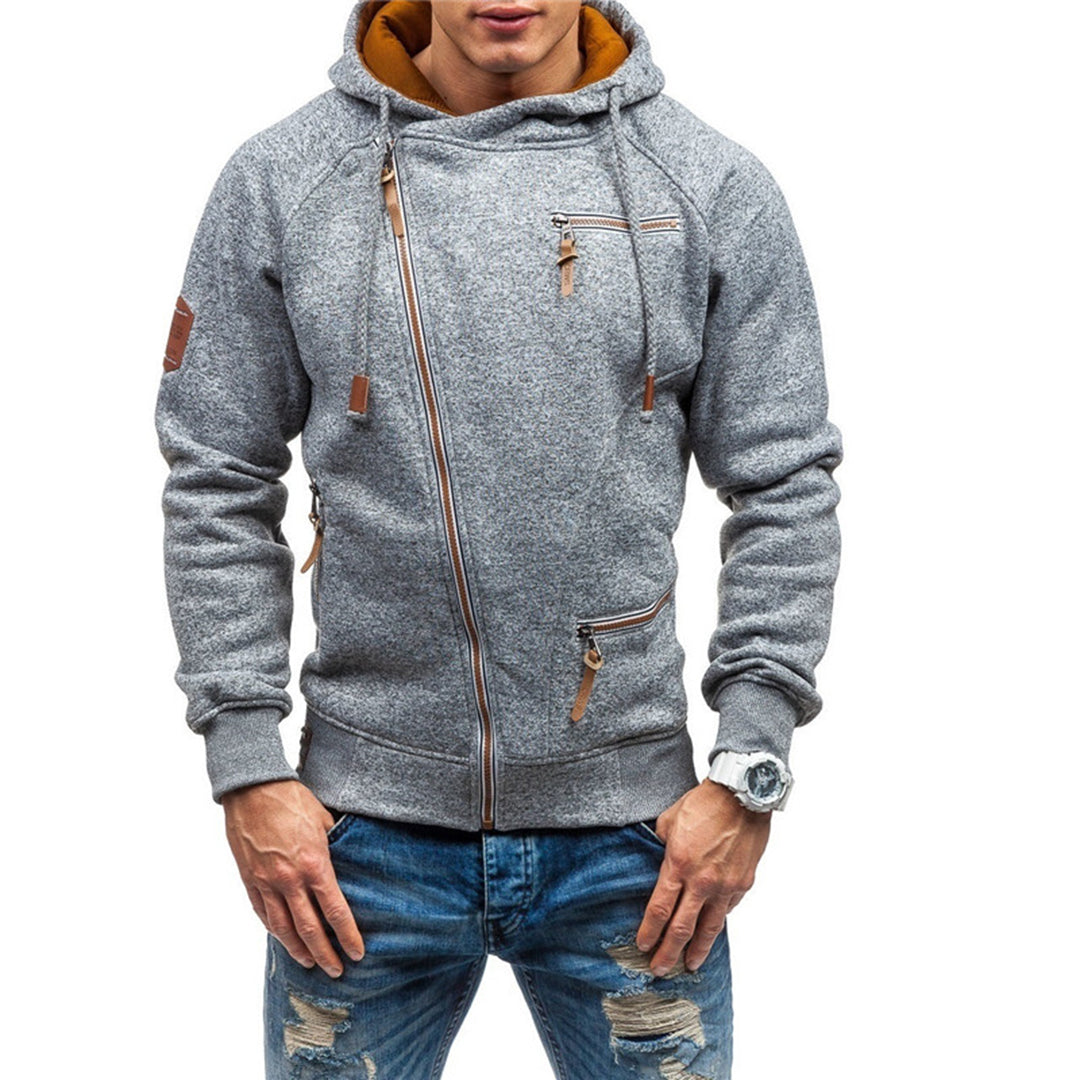 Comfortabel fleece hoodie met zakken voor mannen