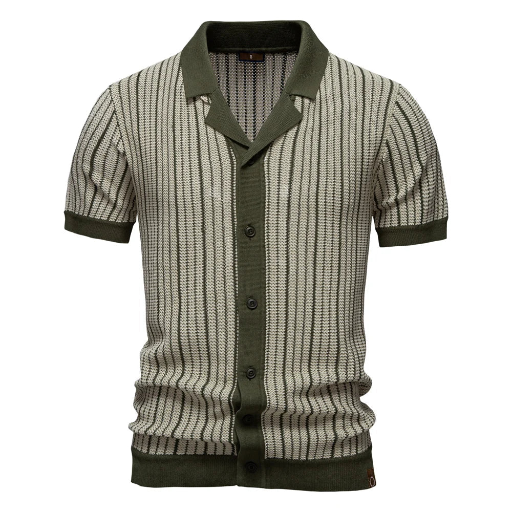 Polo Heren | Gestreept Gebreid Design & Zomerse Klasse