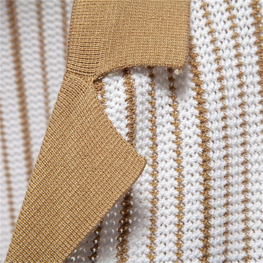 Polo Heren | Gestreept Gebreid Design & Zomerse Klasse