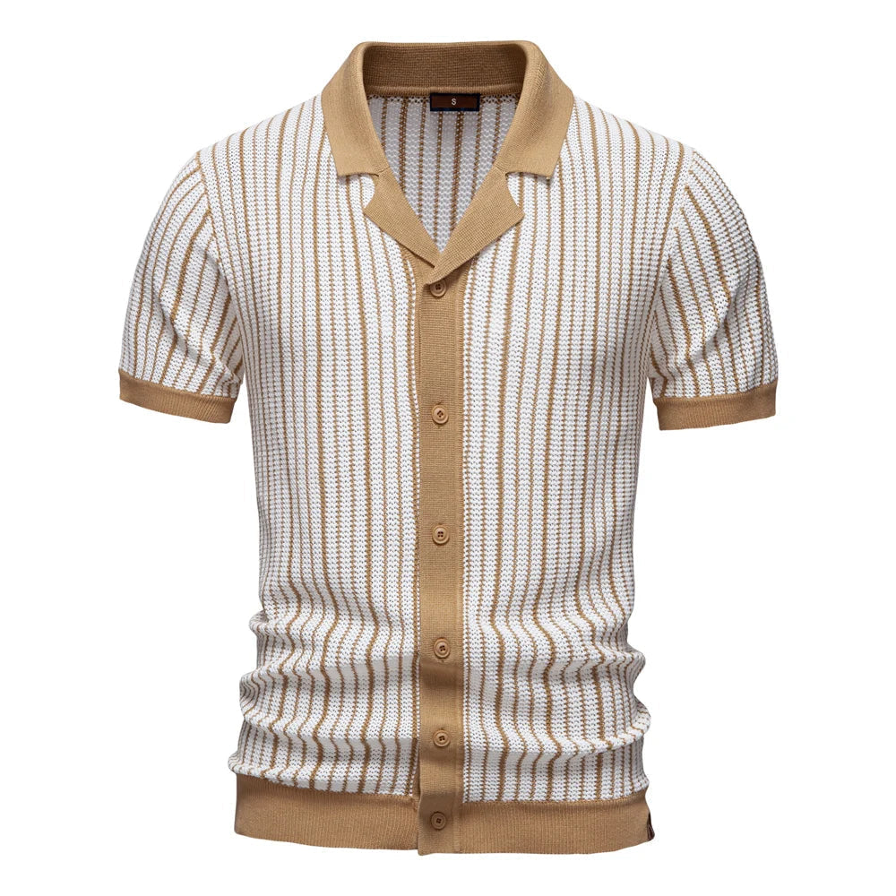 Polo Heren | Gestreept Gebreid Design & Zomerse Klasse