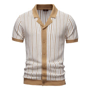 Polo Heren | Gestreept Gebreid Design & Zomerse Klasse
