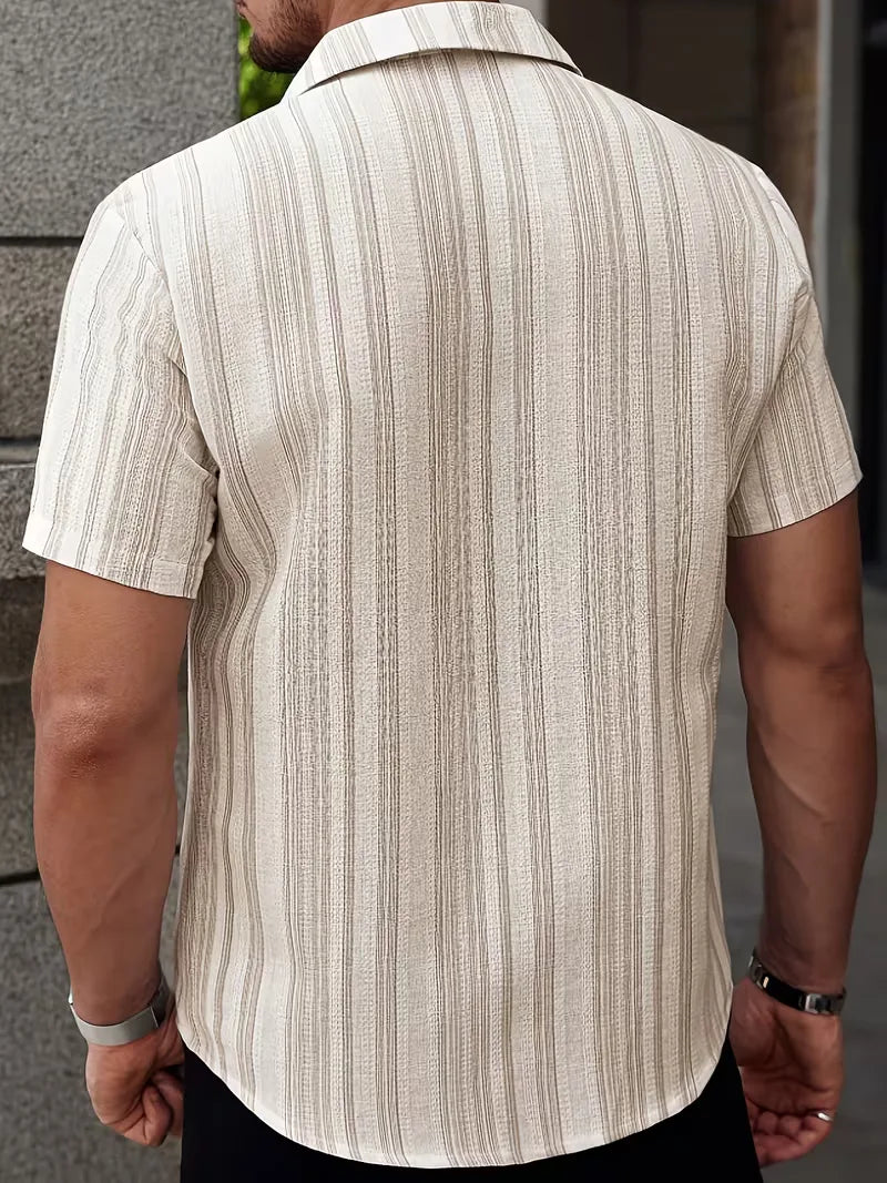 Polo Heren Korte Mouw | Gestreept & Casual Chic