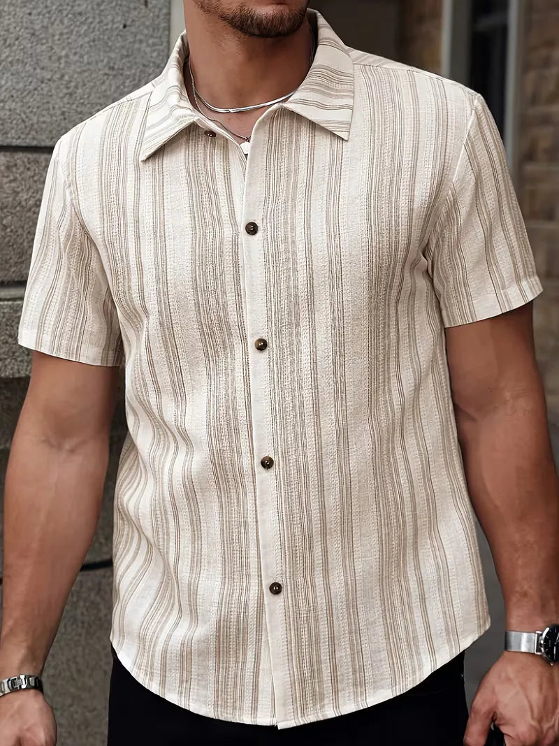 Polo Heren Korte Mouw | Gestreept & Casual Chic