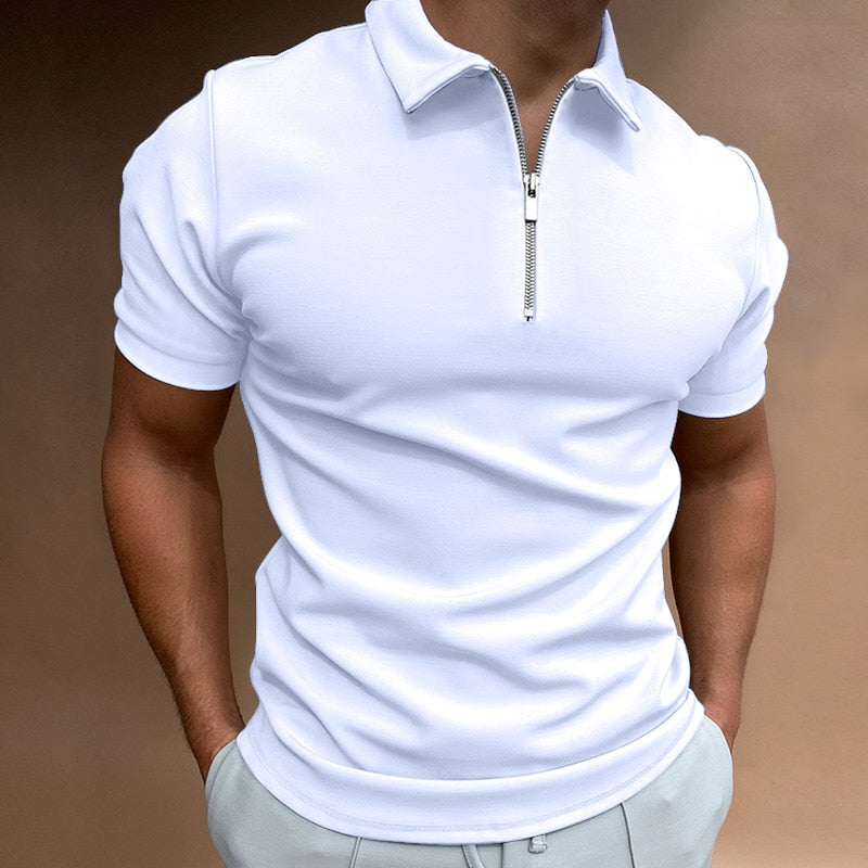 Polo Shirt Heren | Ritssluiting & Tijdloze Stijl