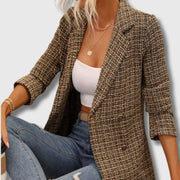 Sabine - Dames Chic Tweed Blazer Beperkte Editie