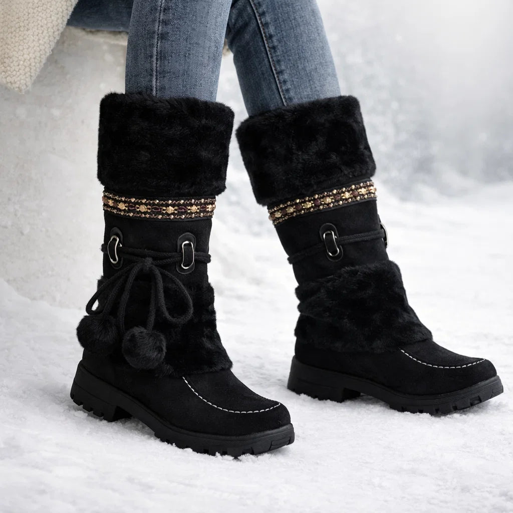 Rena | Pluche sneeuwlaarzen