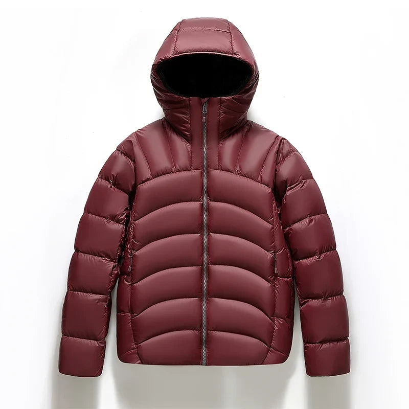 Noordse Witte Dons Puffer Jast
