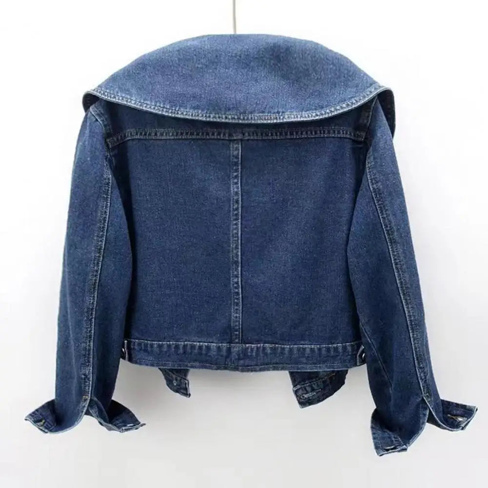 Sofia Denim Crop Jas