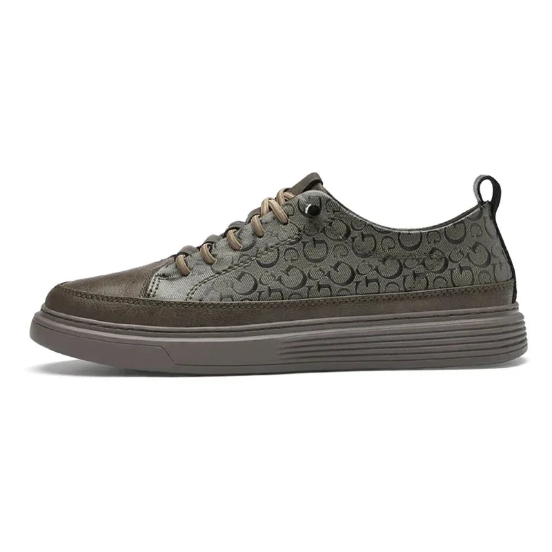 Giuliano Italiaanse Leren Sneakers