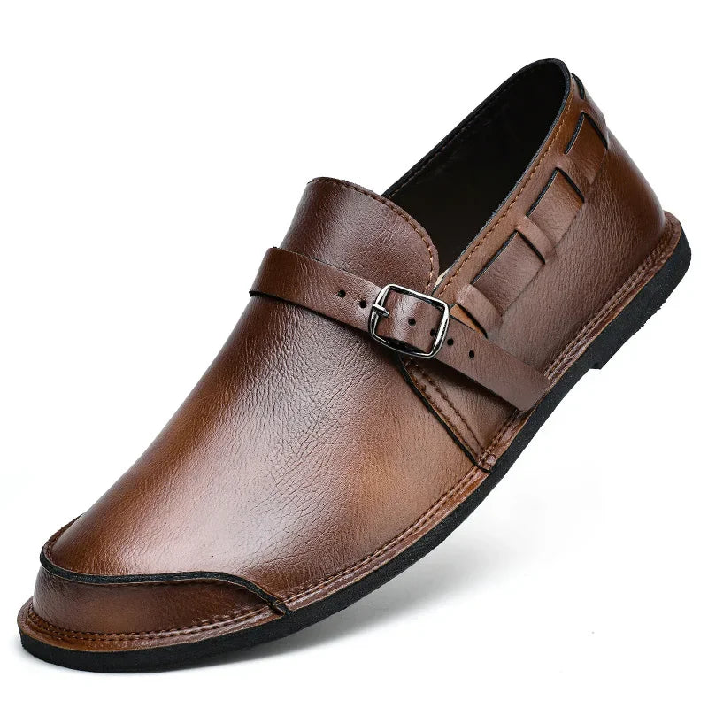 Lorenzo Vitale Gespschoenen van Leer