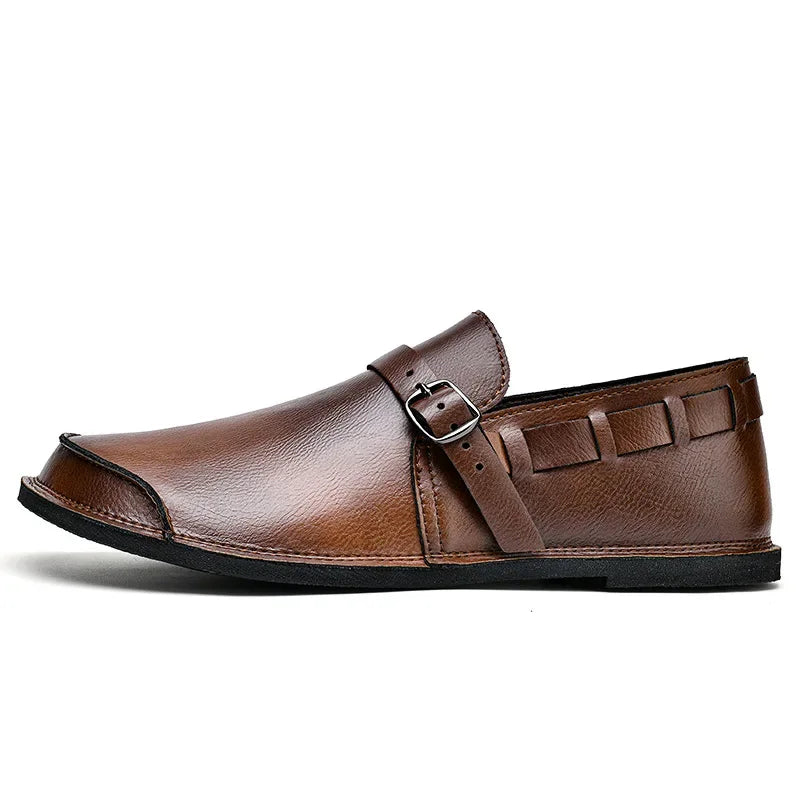 Lorenzo Vitale Gespschoenen van Leer