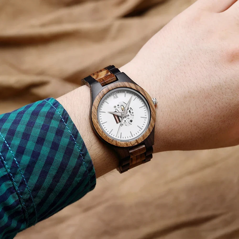 Corwin Houten Kwarts Horloge