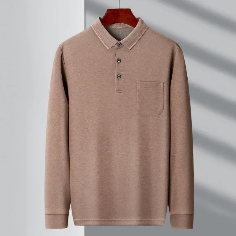 Adriano Lange Mouwen Polo Shirt