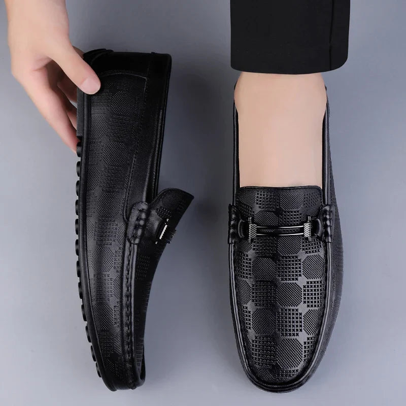 Giorgio Italiaanse Echte Leren Loafer