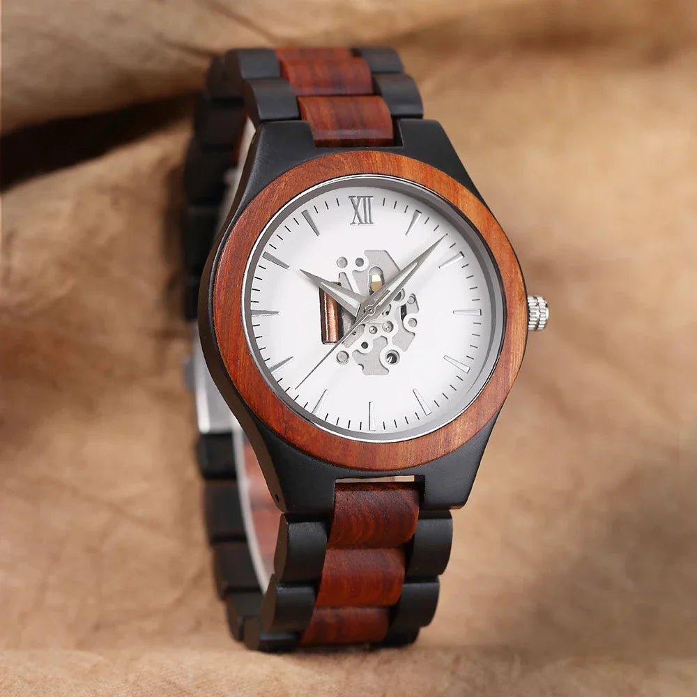 Corwin Houten Kwarts Horloge