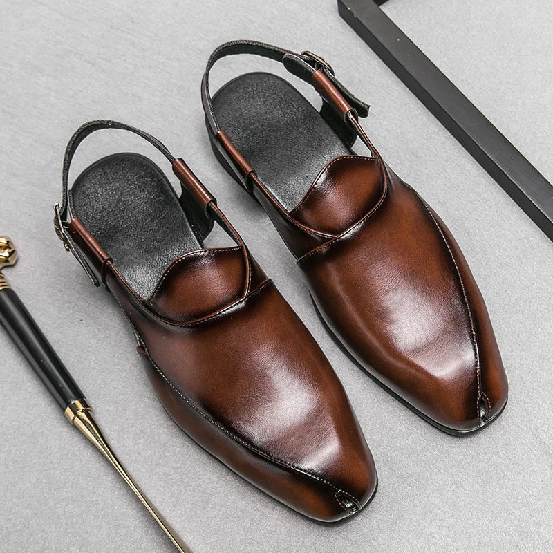 Fairford Leren Cutout Loafers