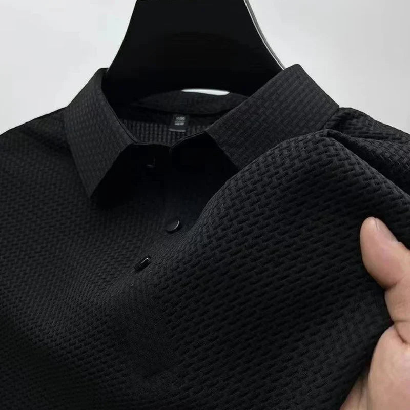 Bobby | Moderne Structuur Polo – Comfort & Klasse