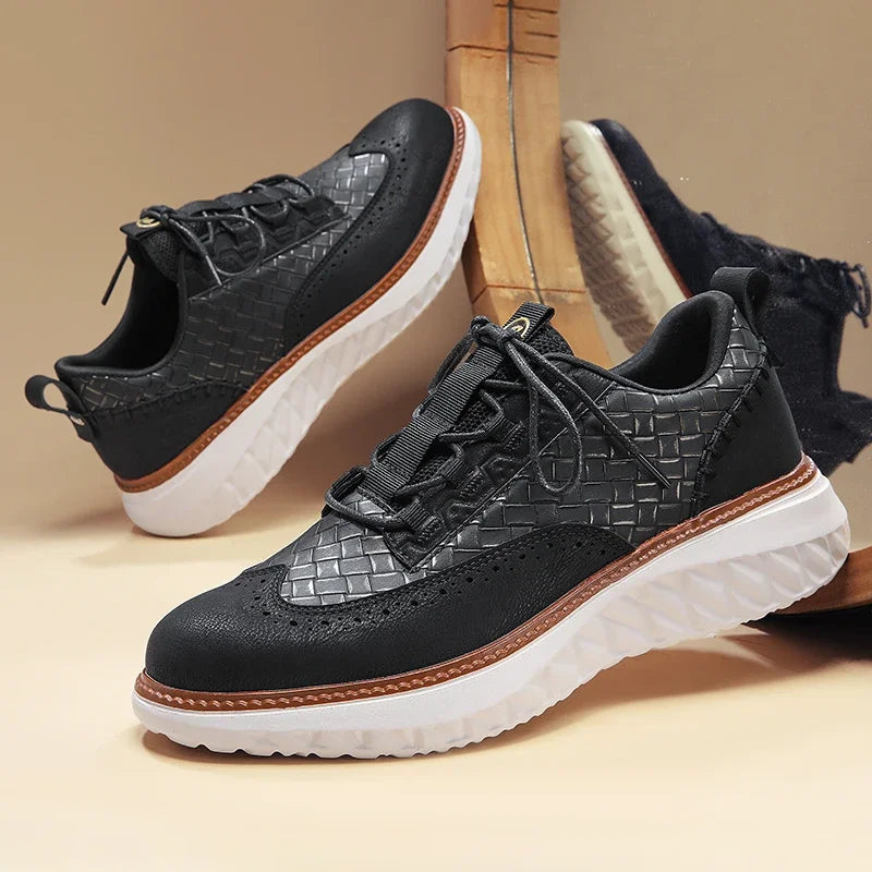 Lancaster Wingtip Leren Sneakers