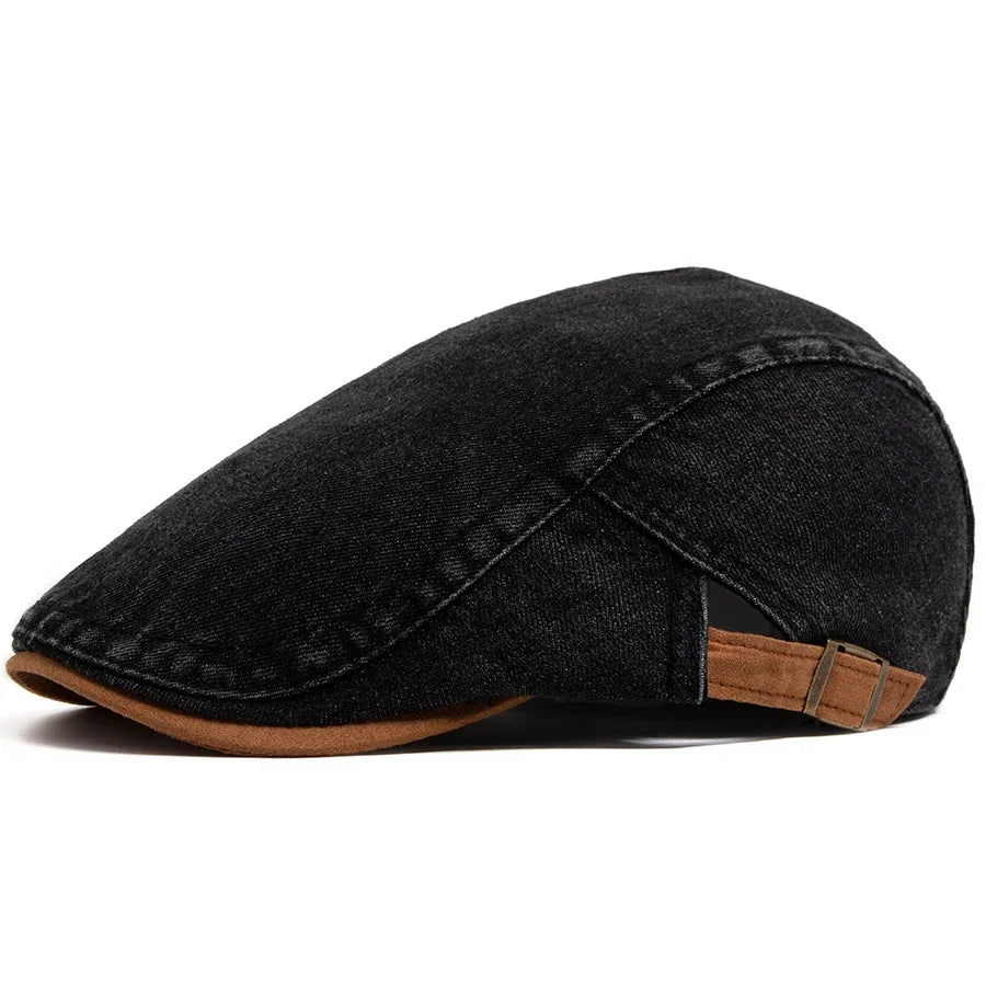 Thijs | Premium Denim Flat Cap