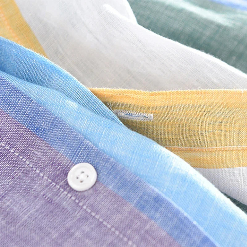 Oliver Romano 100% Linnen Lange Mouwen Shirt