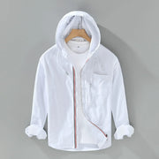 Leandro Katoenen Lange Mouwen Shirt