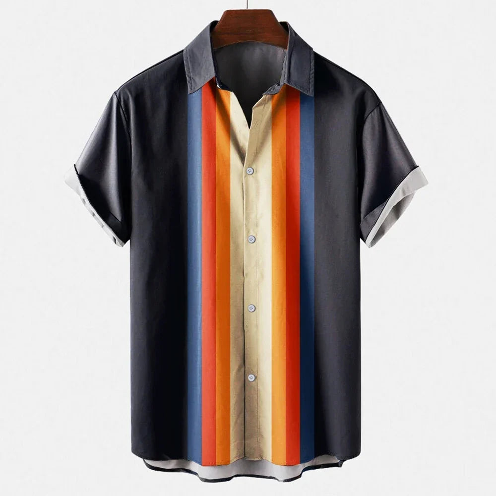 Matt Thompson Retro Strepen Shirt