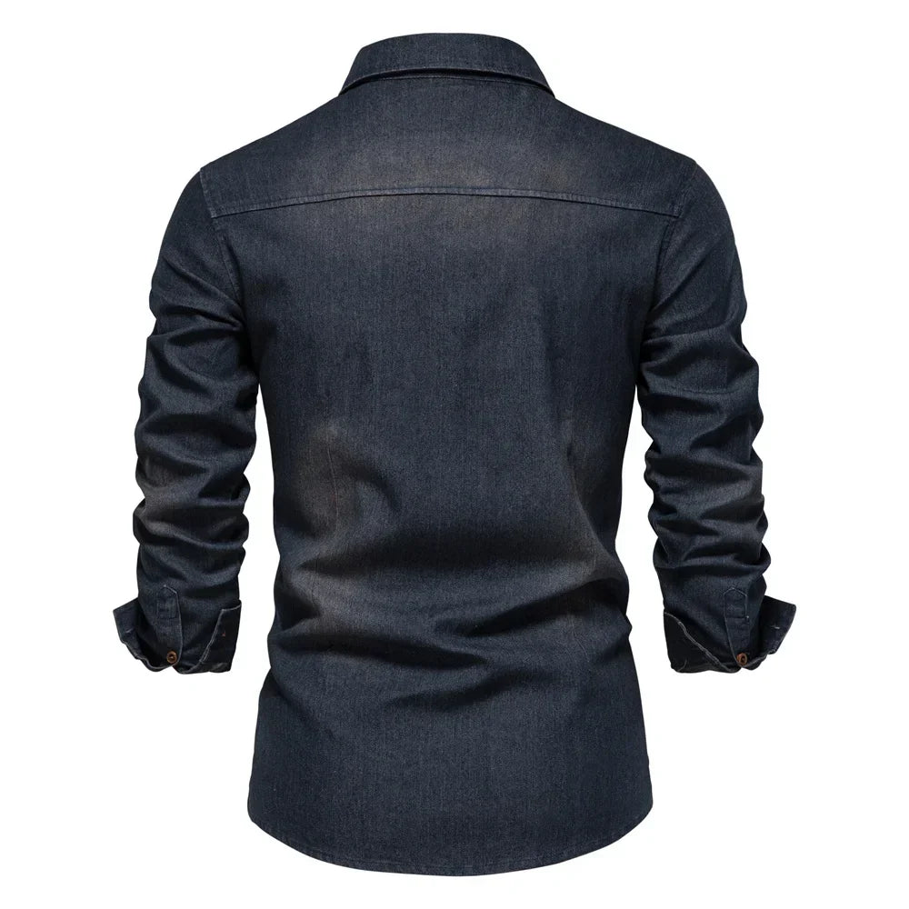 Gavin | Robuust Denim Shirt