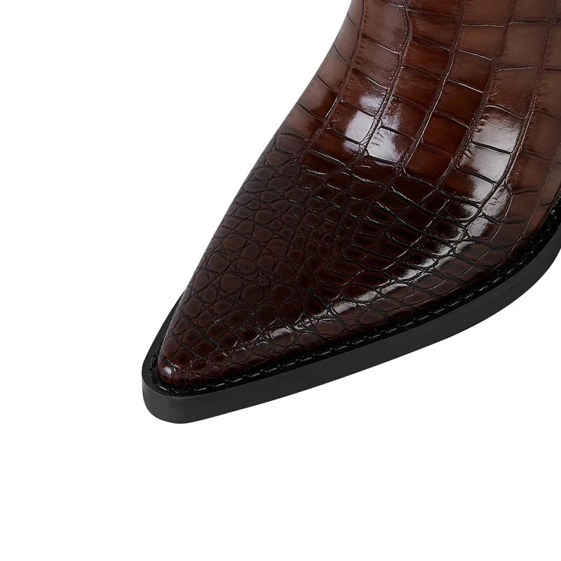 Westlyn Croc Leren Laarzen