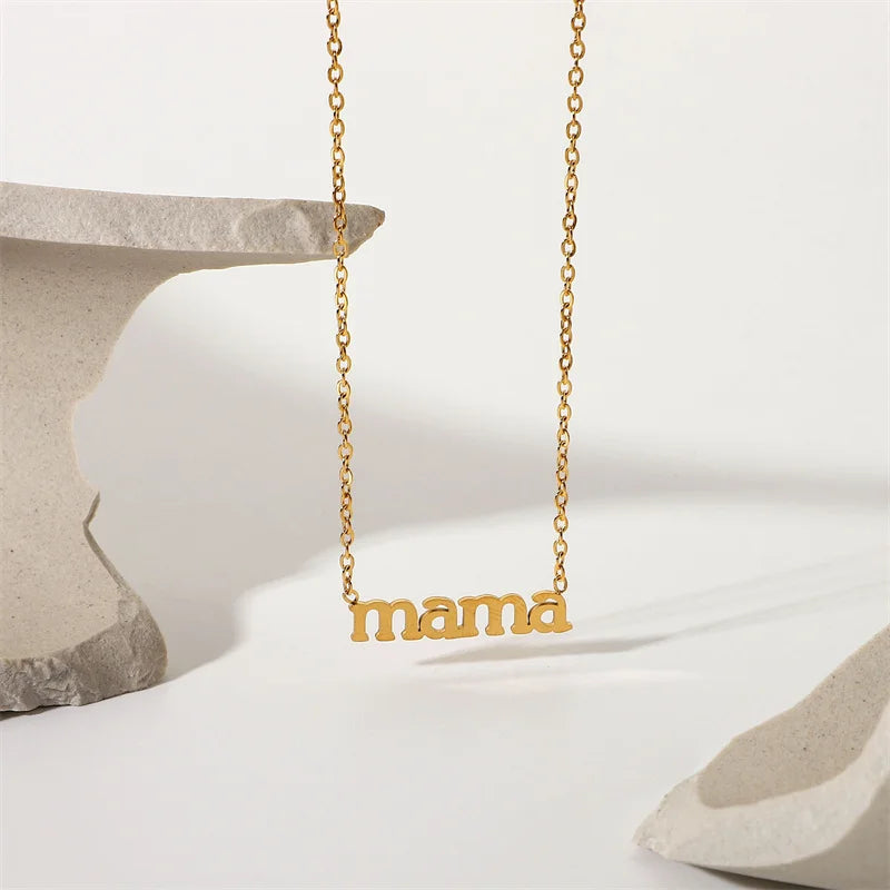 Schitterende RVS Moederdag Ketting