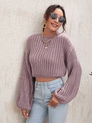 Stijlvolle Roze Gebreide Trui voor Dames - Romy